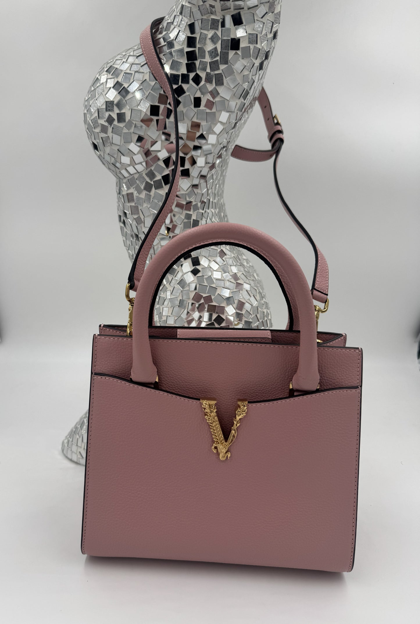 Versace Virtus Top-Handle Tasche