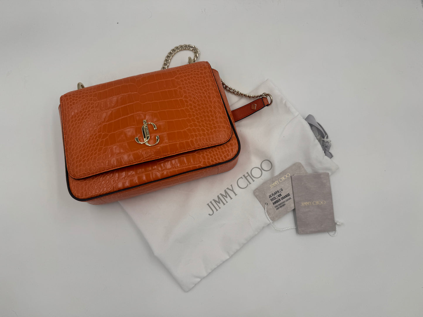 Jimmy Choo Tasche Krokoprägung