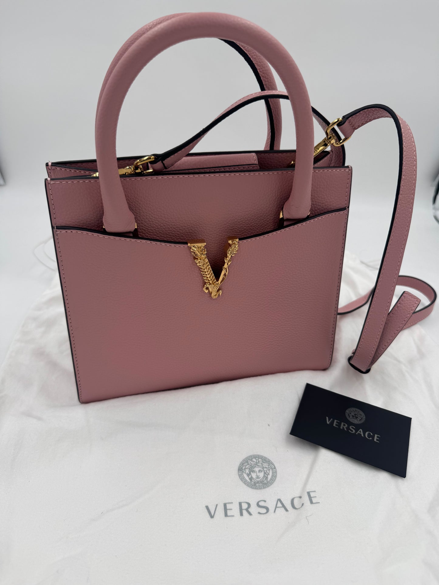 Versace Virtus Top-Handle Tasche