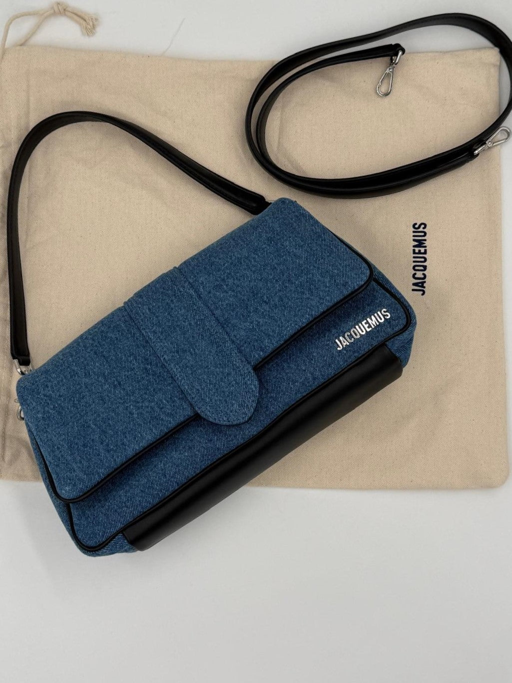 Jaquemus Le Bambimou Denim Bag Blue